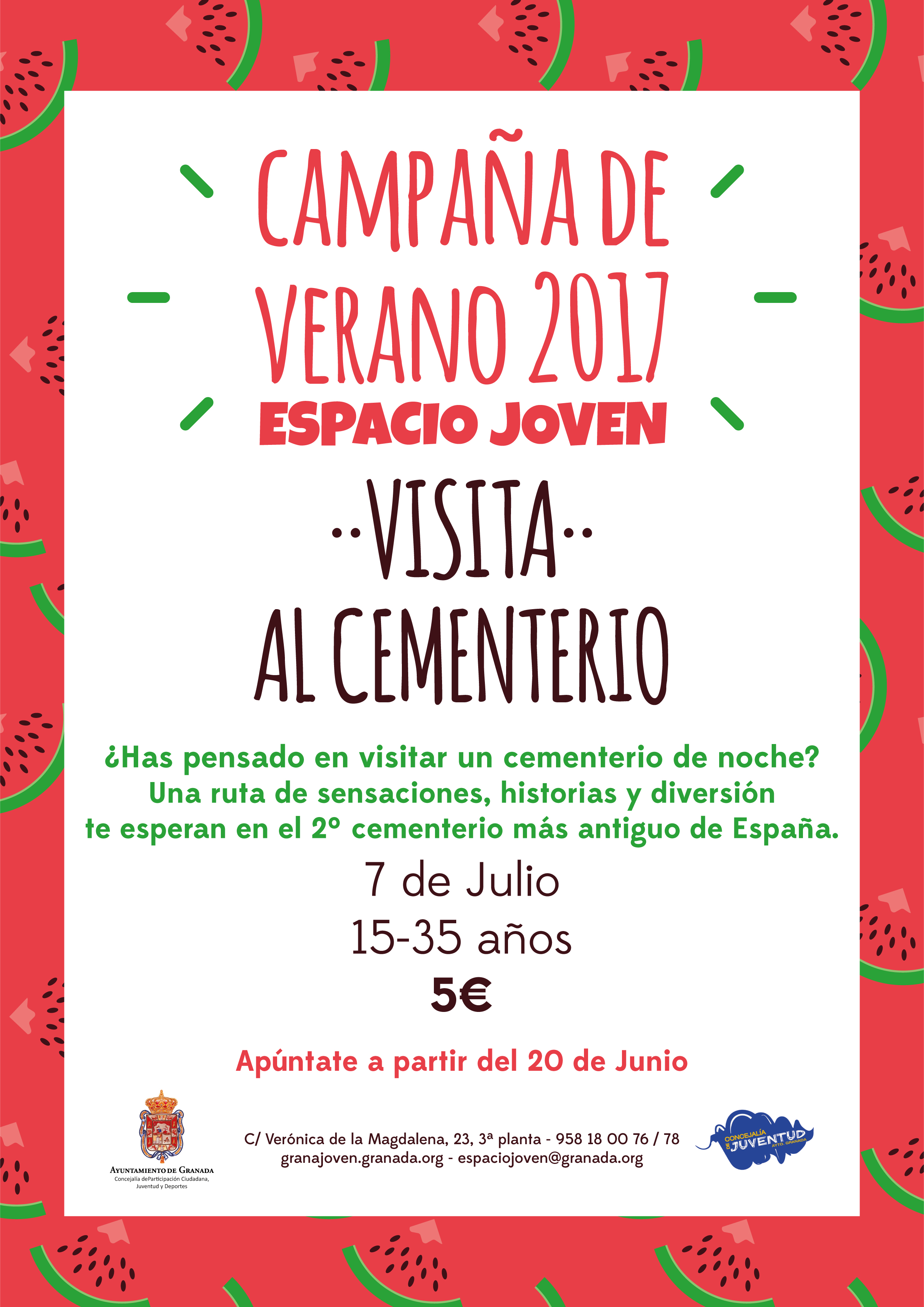 Visita Nocturna al Cementerio. Campaa de Verano